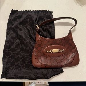 Authentic Vintage Gucci Mini Leather Handbag 🌟